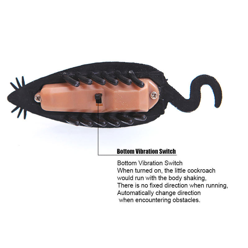 Electronic Trick-Playing Toy Simulation Insect Crawl Cockroaches to prank my owner